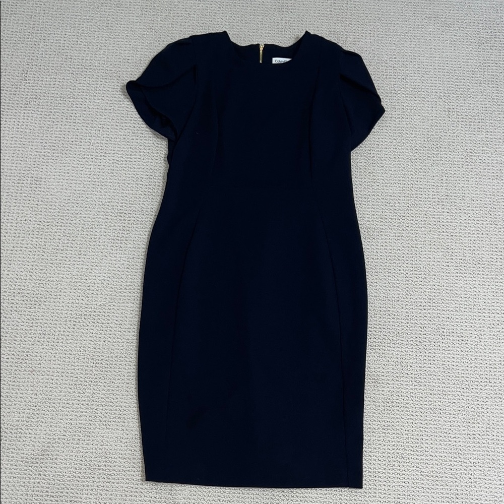 Calvin Klein Midnight Blue Midi Dress